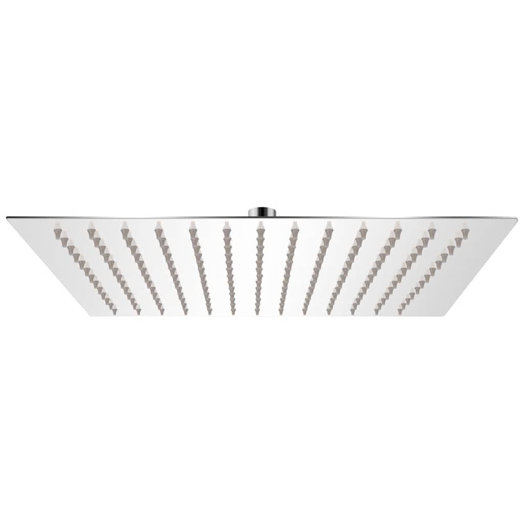 vidaXL Regenduschkopf Regenbrause Edelstahl 30x30 cm Quadratisch, (1-tlg), Duschkopf 30x30cm Eckig Kopfbrause Regendusche Regenbrause Brausekopf