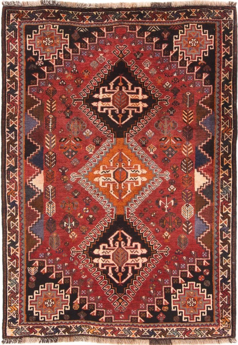 Orientteppich Ghashghai 113x158 Handgeknüpfter Orientteppich / Perserteppich, Nain Trading, rechteckig, Höhe: 12 mm