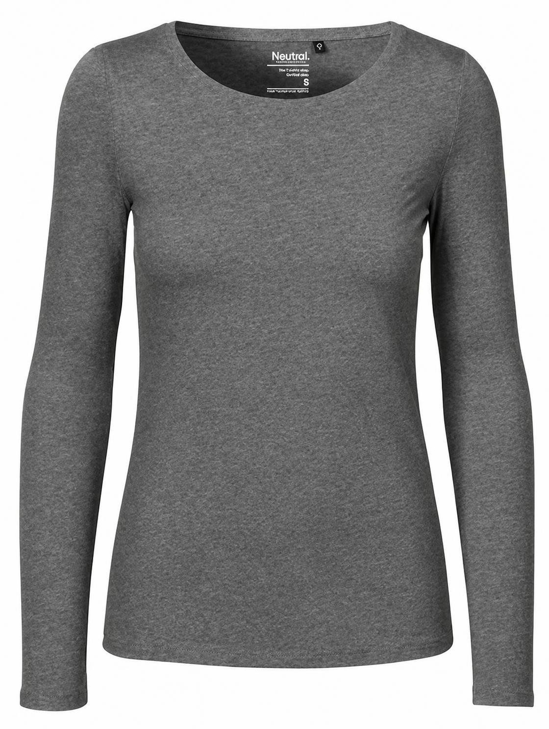Neutral Langarmshirt Damen Long Sleeve T-Shirt / 100% Fairtrade-Baumwolle
