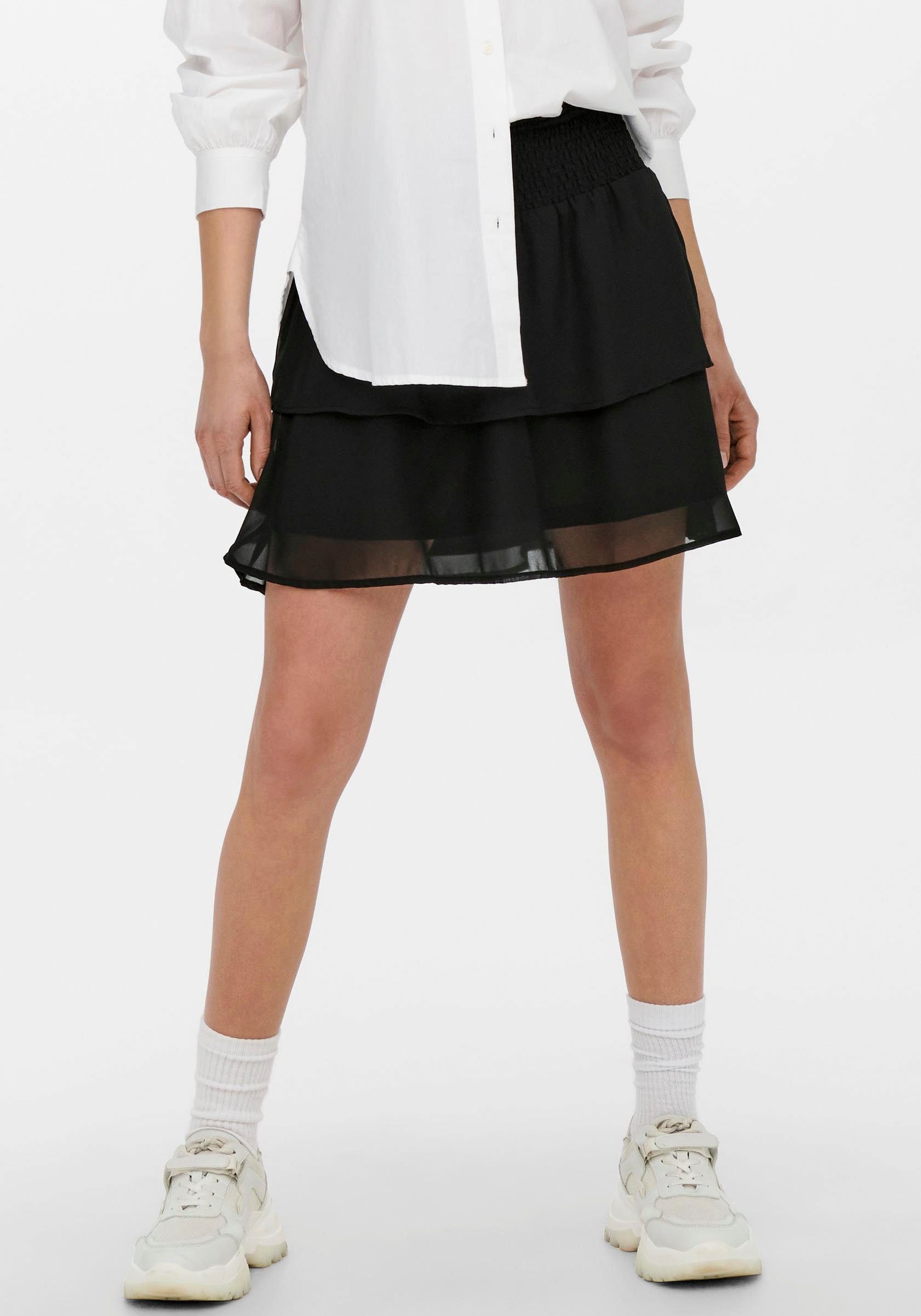 Minirock ONLANN STAR LAYERED SMOCK SKIRT