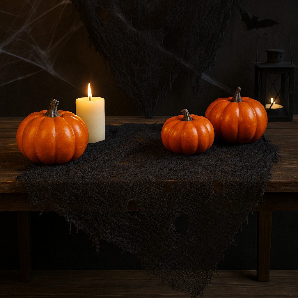 Festartikel Müller GmbH Hängedekoration Lumpengewebe schwarz Halloween Deko Tuch Raum- & Tischdeko Müller, Flexibel, gruselig, vielseitig