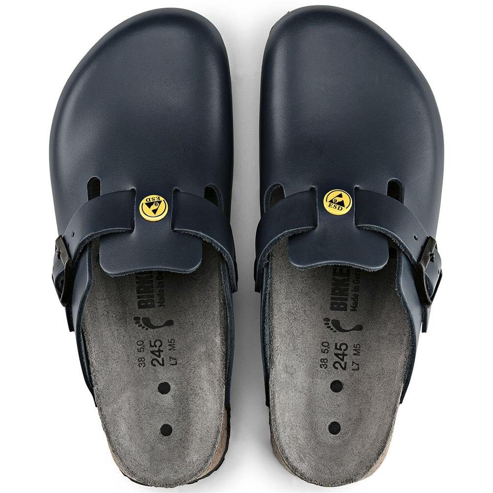 Birkenstock BOSTON ESD Pantolette antistatisch, aus Naturleder