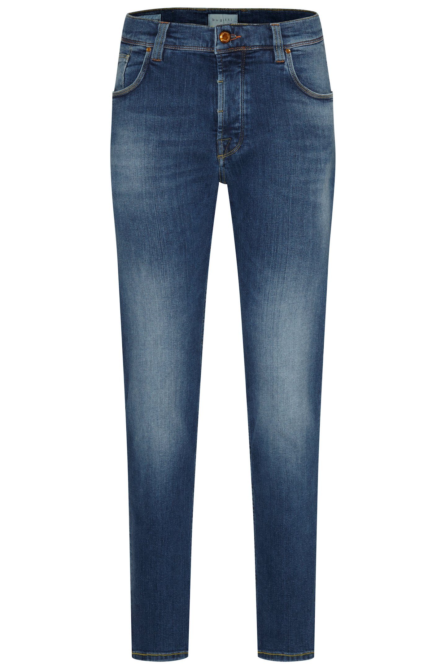 bugatti 5-Pocket-Jeans mit vintage Waschung