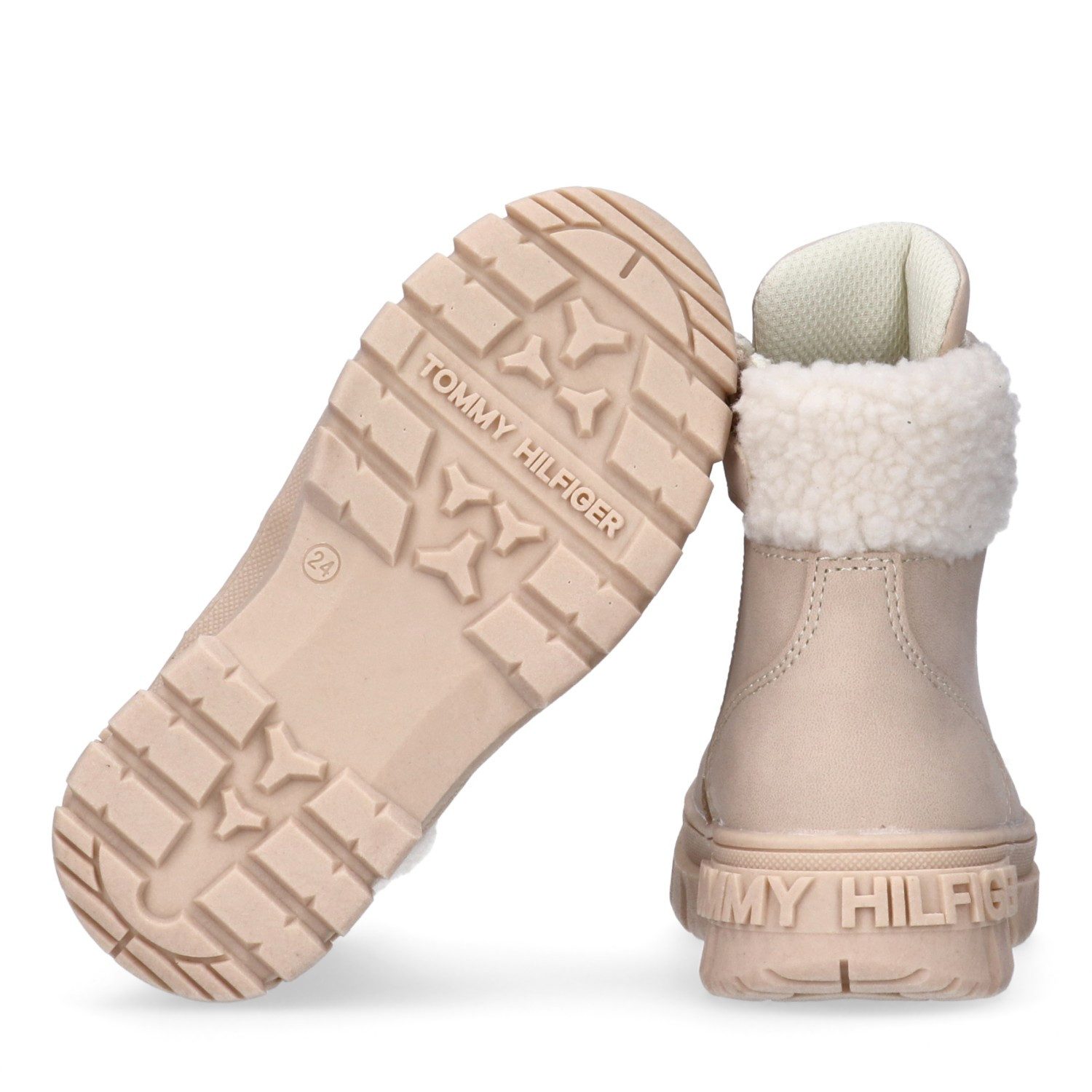 Tommy Hilfiger Schnürboots Winterboots, Schnürstiefel mit Blockabsatz