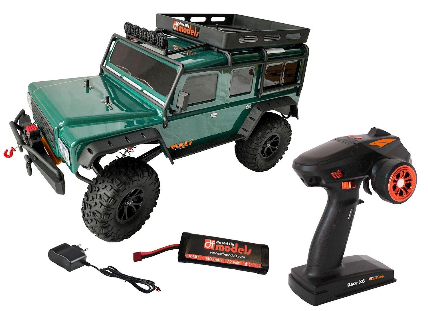 RC-Quadrocopter DF RC Crawler DF-4J XXL Special Edition 2023 Grün RTR
