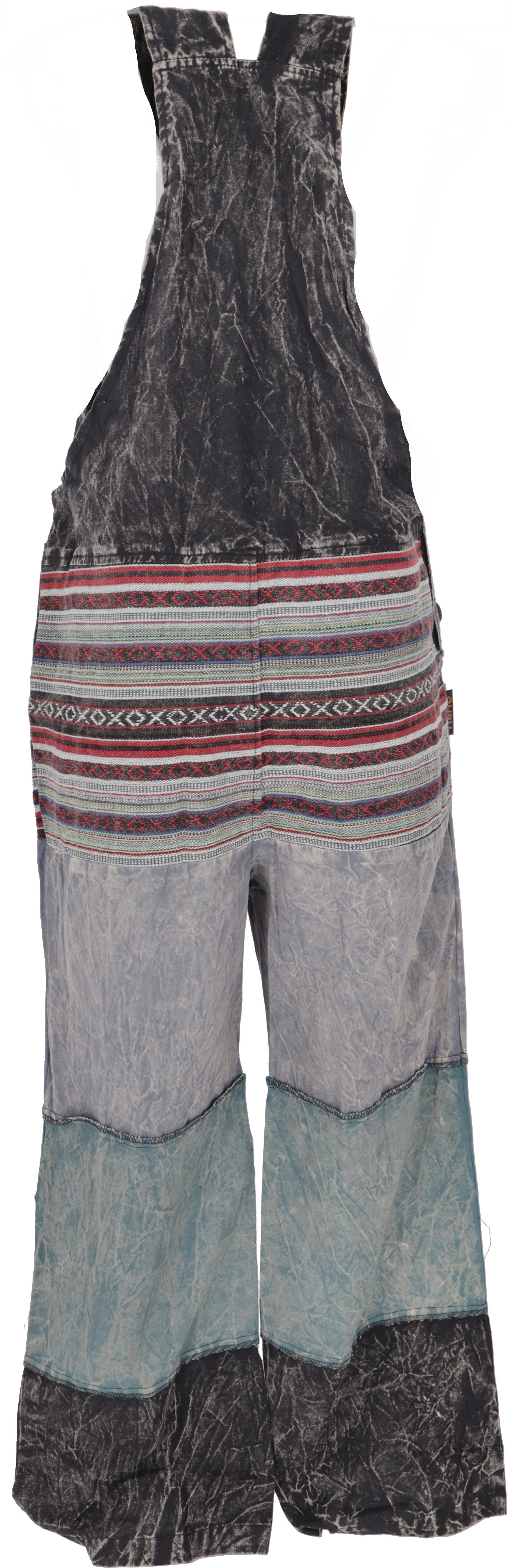 Guru-Shop Relaxhose Patchwork Latzhose, Japan Style, günstig online kaufen