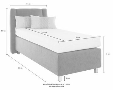 Westfalia Schlafkomfort Boxspringbett, inkl. Zierkissen