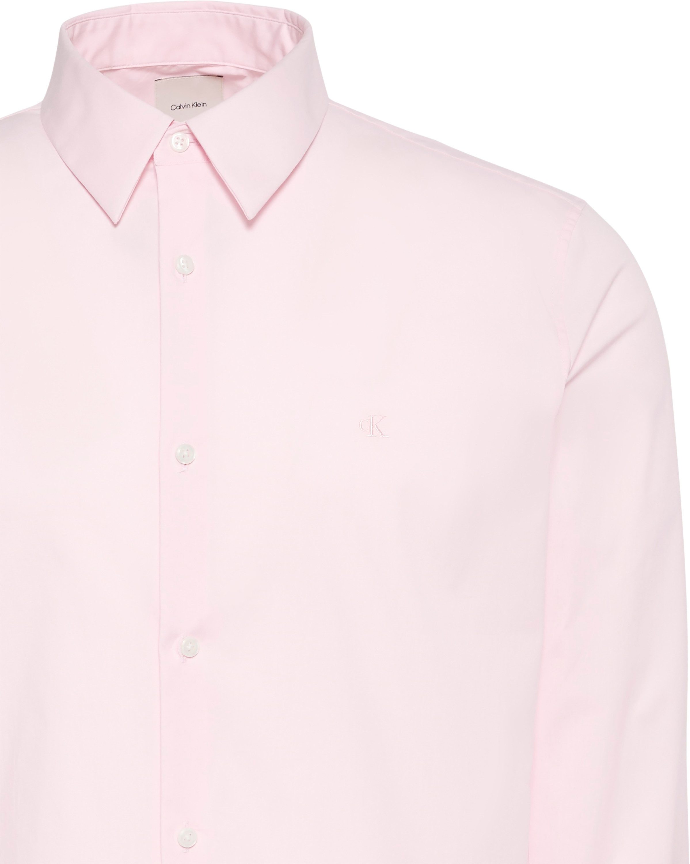 Calvin Klein Langarmhemd slim fit, in Unifarbe