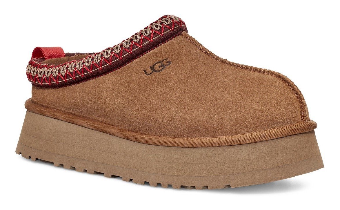 UGG TAZZ Hausschuh Clogs, Homeslippers, Pantoffel mit Textilband im Boho-Look