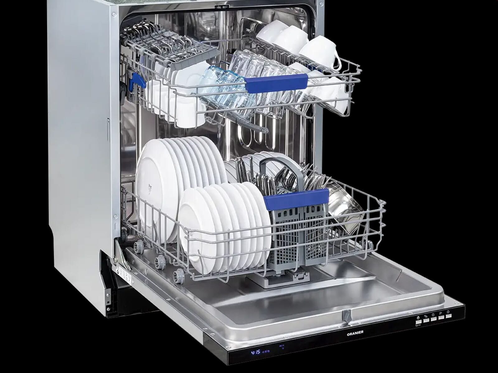 Oranier vollintegrierbarer Geschirrspüler GSL580, 10.0 l, 14 Maßgedecke, Energiesparfunktion ECO