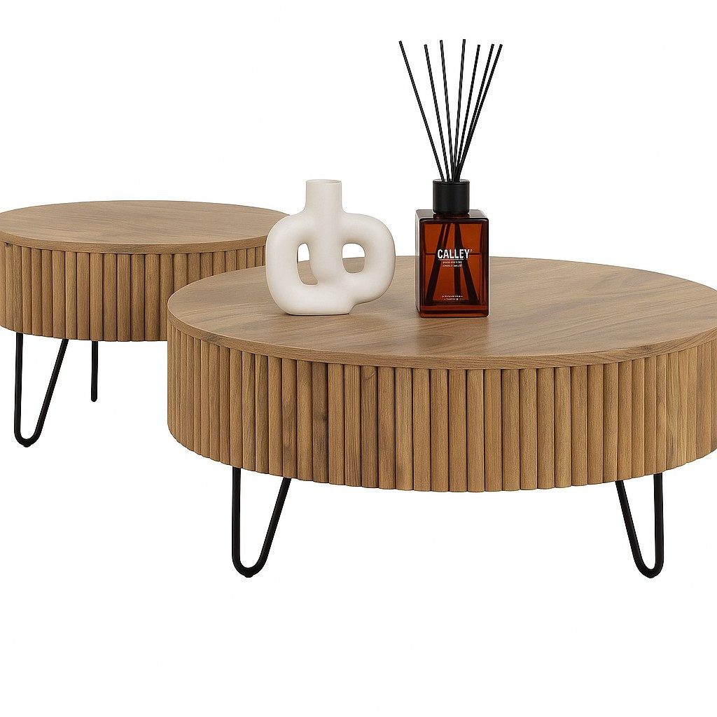 LEVEN Lifestyle Couchtisch 2er Set Couchtische günstig online kaufen