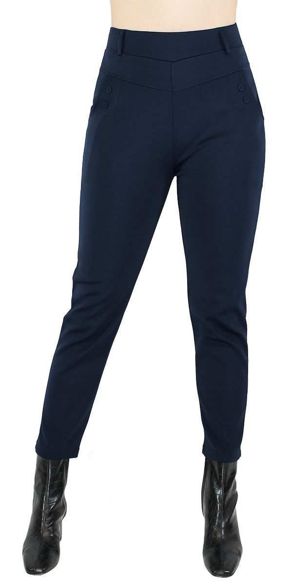 dy_mode Stoffhose High-Waist Karottenhose für Damen 7/8-Länge ideal für Her günstig online kaufen