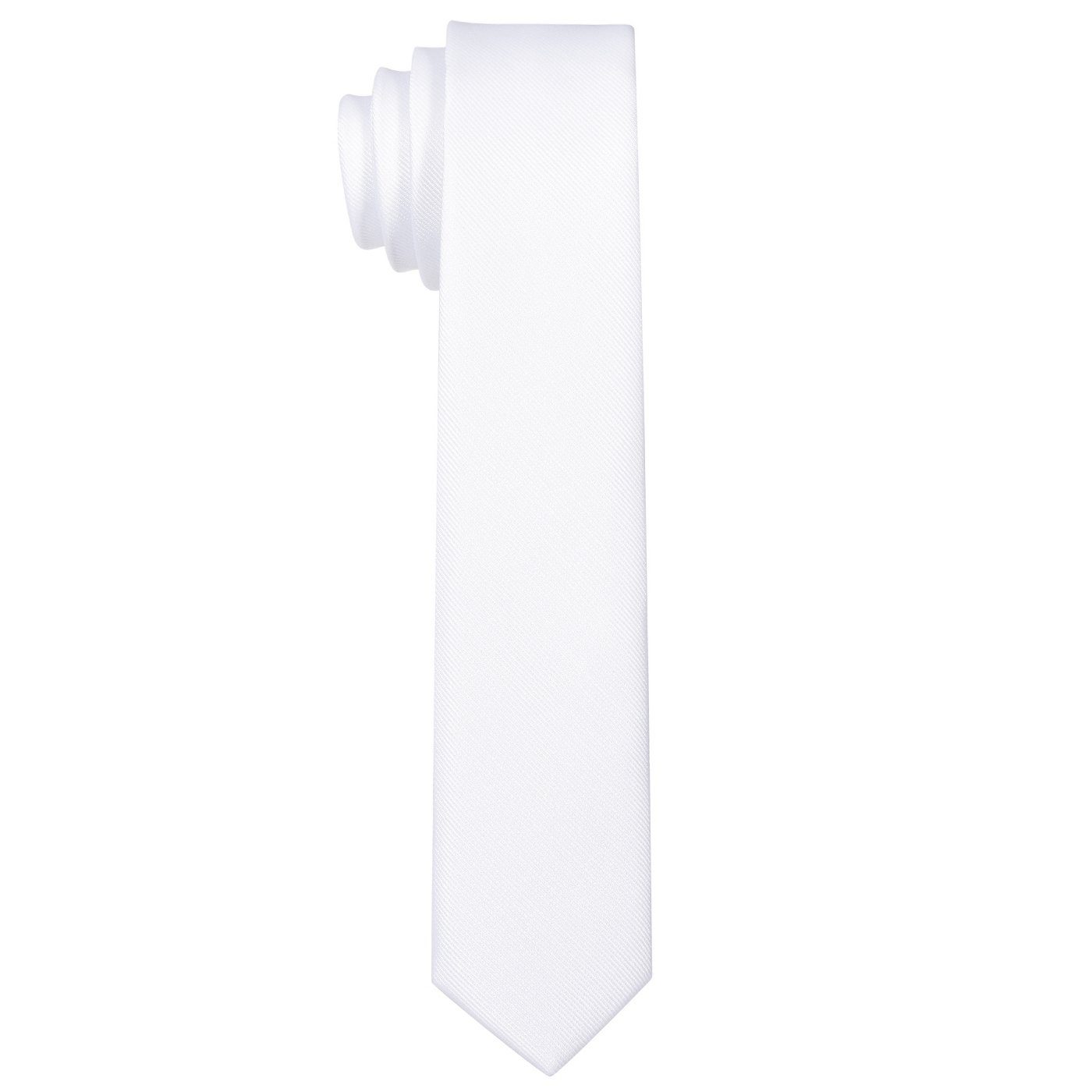 DonDon Krawatte schmale Krawatte 5 cm unifarben (Packung, 1-St., 1x Krawatte) matt, glänzend, gestreift, Seidenlook
