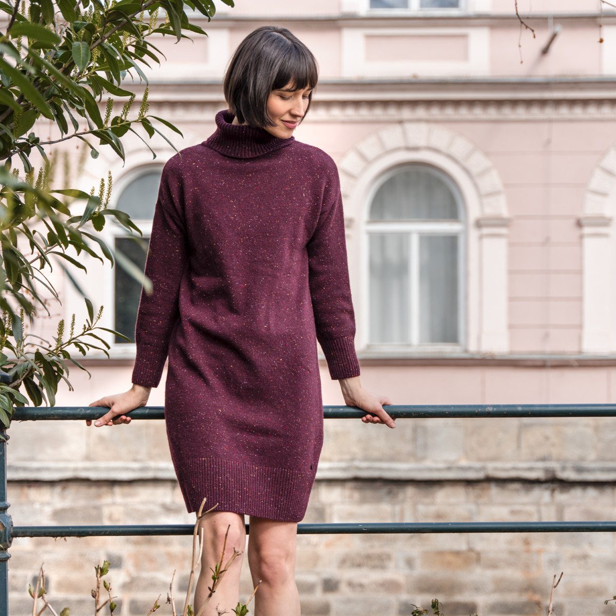 LIVING CRAFTS midi dress PACIFICA GOTS certified