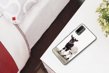 MuchoWow Handyhülle Ziege - Tiere - Kinder - Jungen - Mädchen, Phone Case, Handyhülle Xiaomi Redmi 9T, Silikon, Schutzhülle