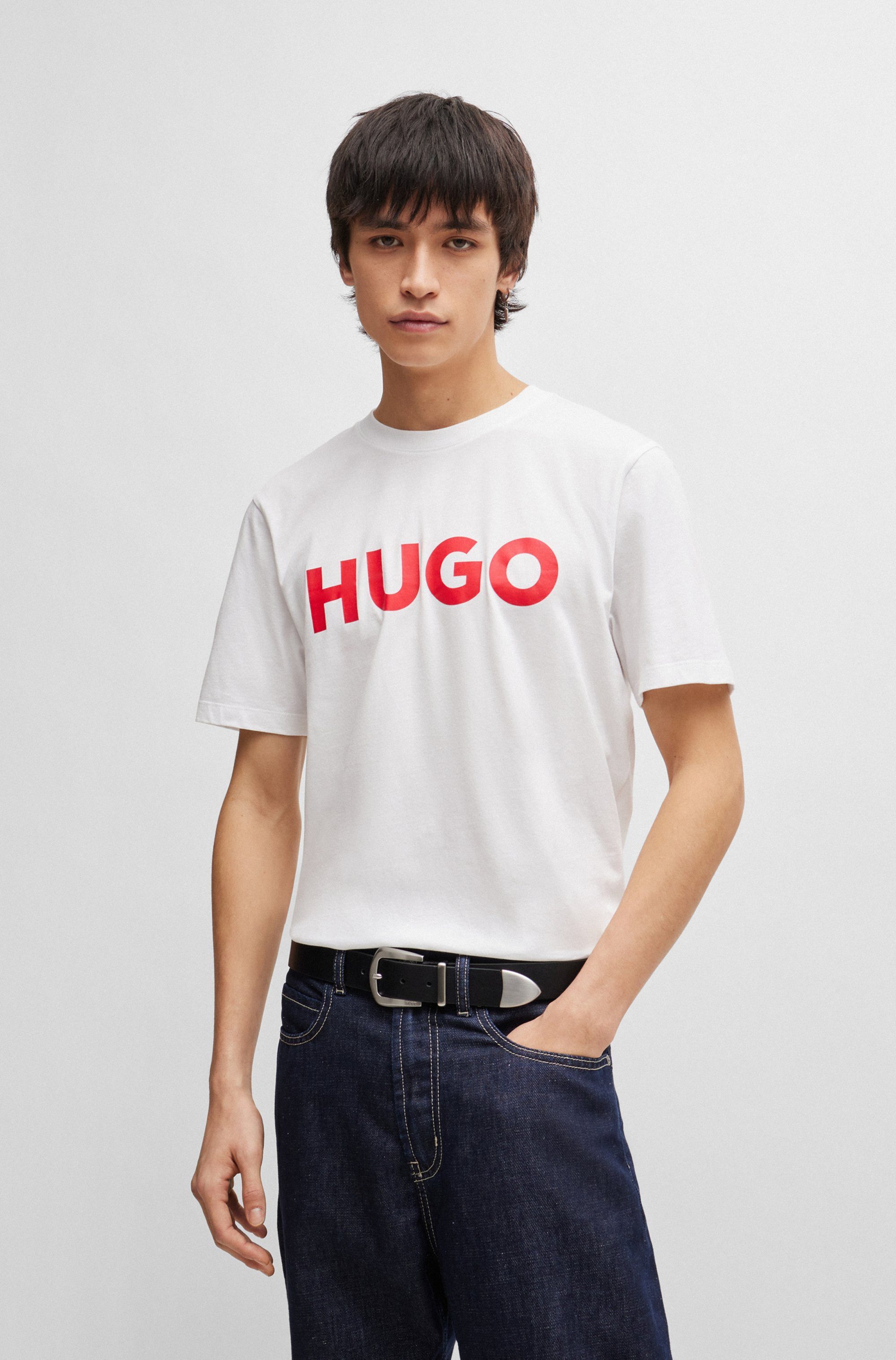 HUGO T-Shirt Dulivio Rundhalsausschnitt, Regular Fit, Must have Basic günstig online kaufen