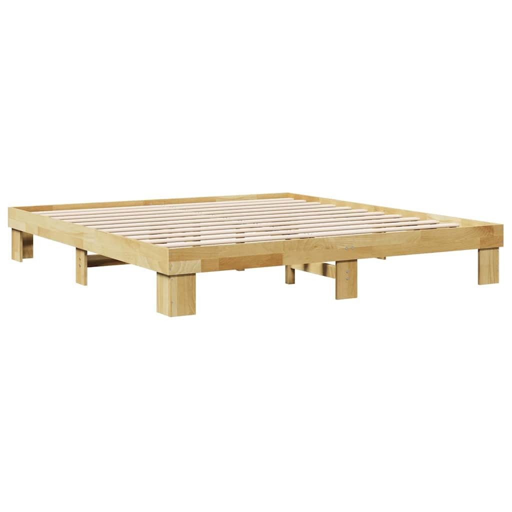vidaXL Bett Massivholzbett ohne Matratze 180x200 günstig online kaufen