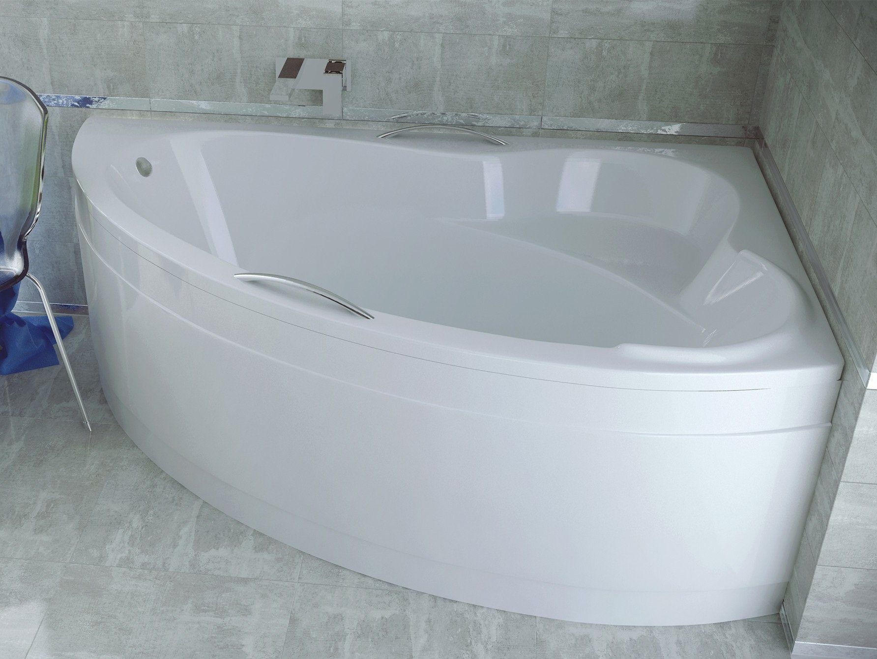 KOLMAN Badewanne Eckbadewanne Ada 160x100, (Links/Rechts), günstig online kaufen