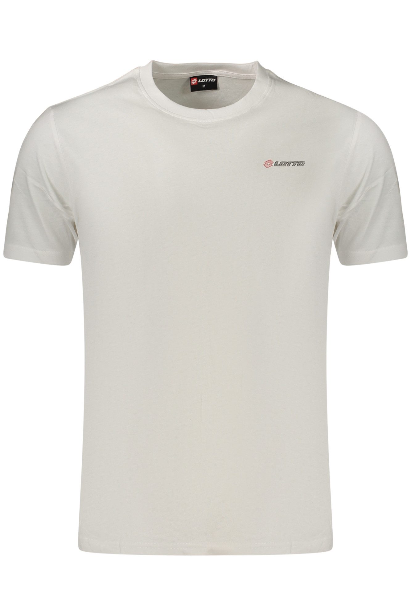 Lotto T-Shirt Herren Weißes Rundhals T-Shirt mit Logo-Druck -