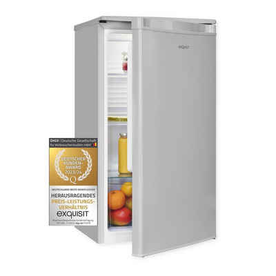 exquisit Vollraumkühlschrank KS585-V-090E, 84.3 cm hoch, 45 cm breit, LED-Innenbeleuchtung, Glasablagen, Gemüseschublade