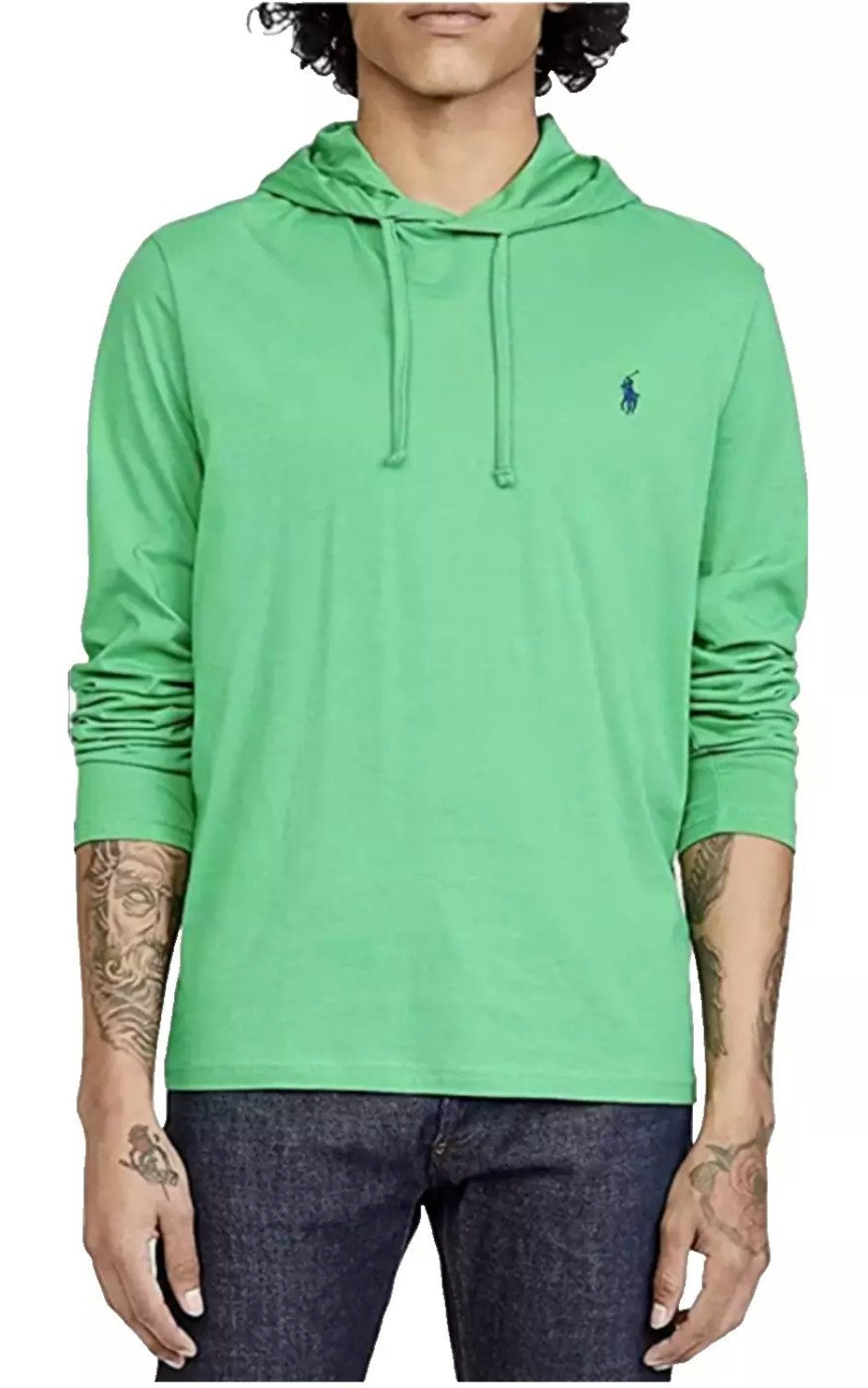 Langarmshirt Kapuzen-Langarmshirt Longsleeve Hooded T-shirt Sweatshirt