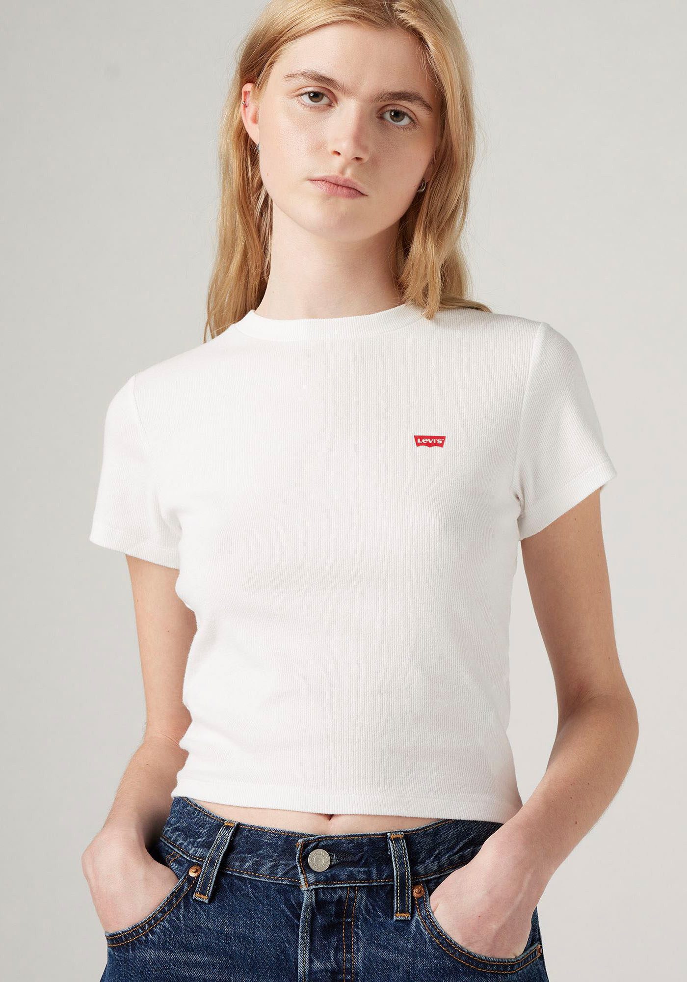 Levi's® T-Shirt ESSENTIAL SPORTY in Feinripp- günstig online kaufen