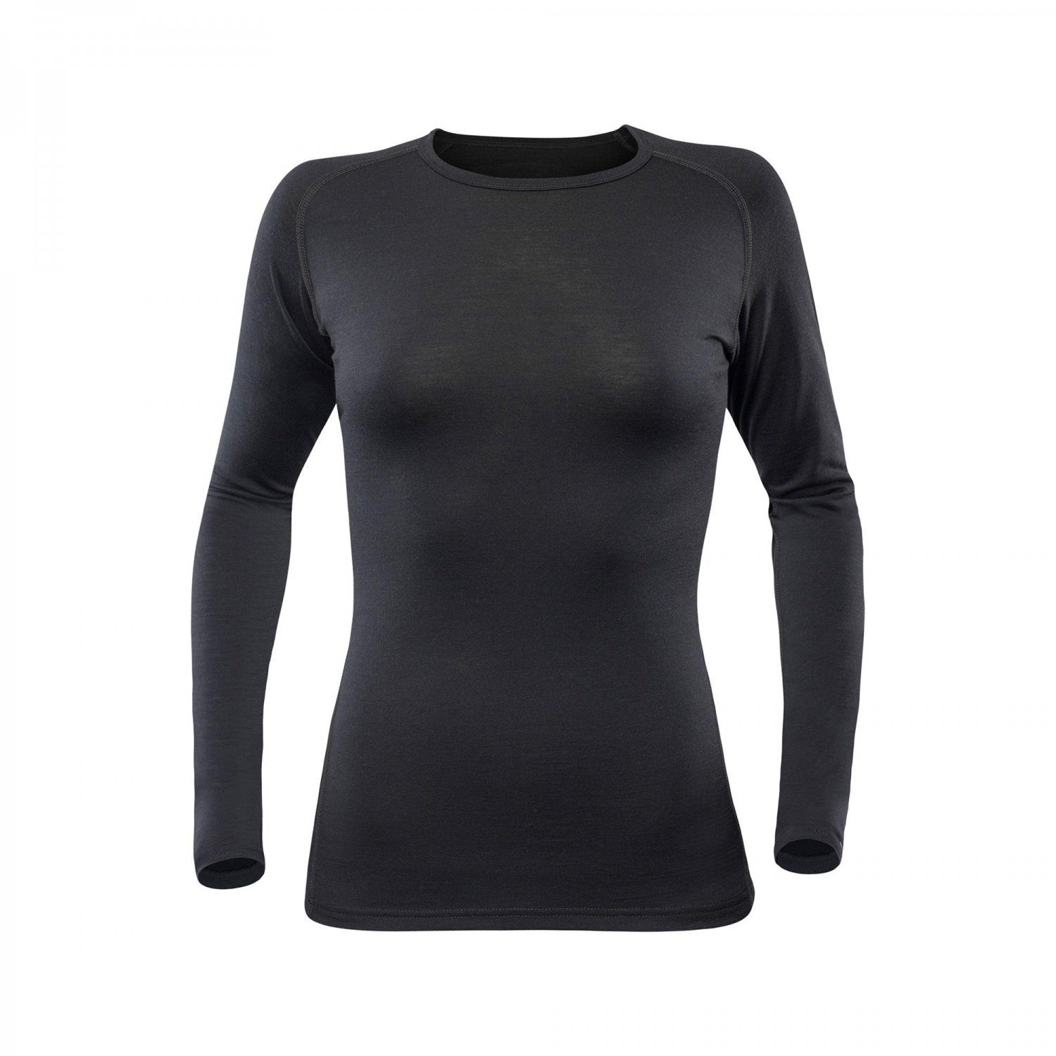 Devold Thermounterhemd BREEZE WOMAN Damen Langarmshirt schwarz