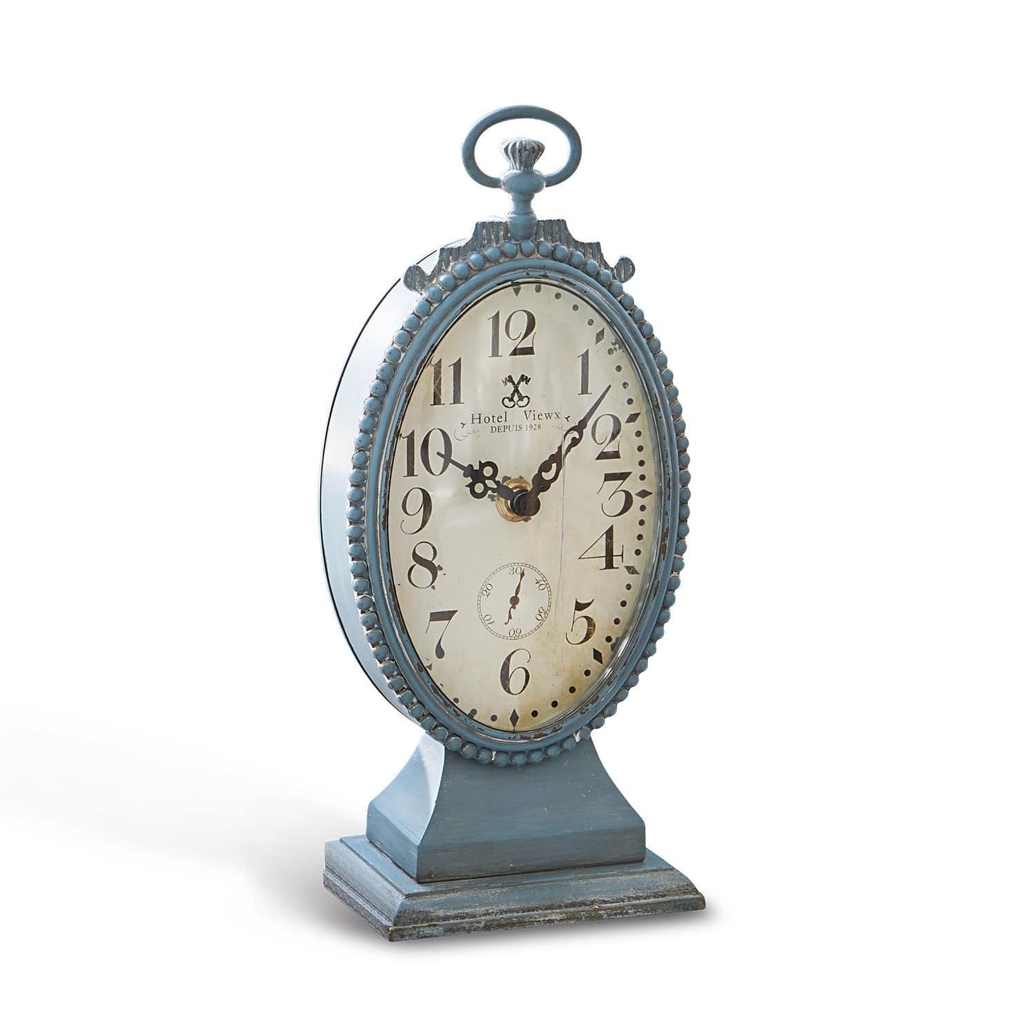 Mirabeau Wanduhr Uhr Michelet antikblau günstig online kaufen
