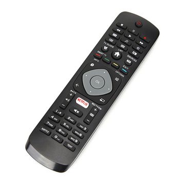 Retoo Fernbedienung Philips Smart TV Ersatz Universal Fernseher Netflix Universal-Fernbedienung (Schnelle Übertragung mittels des Infrarots)