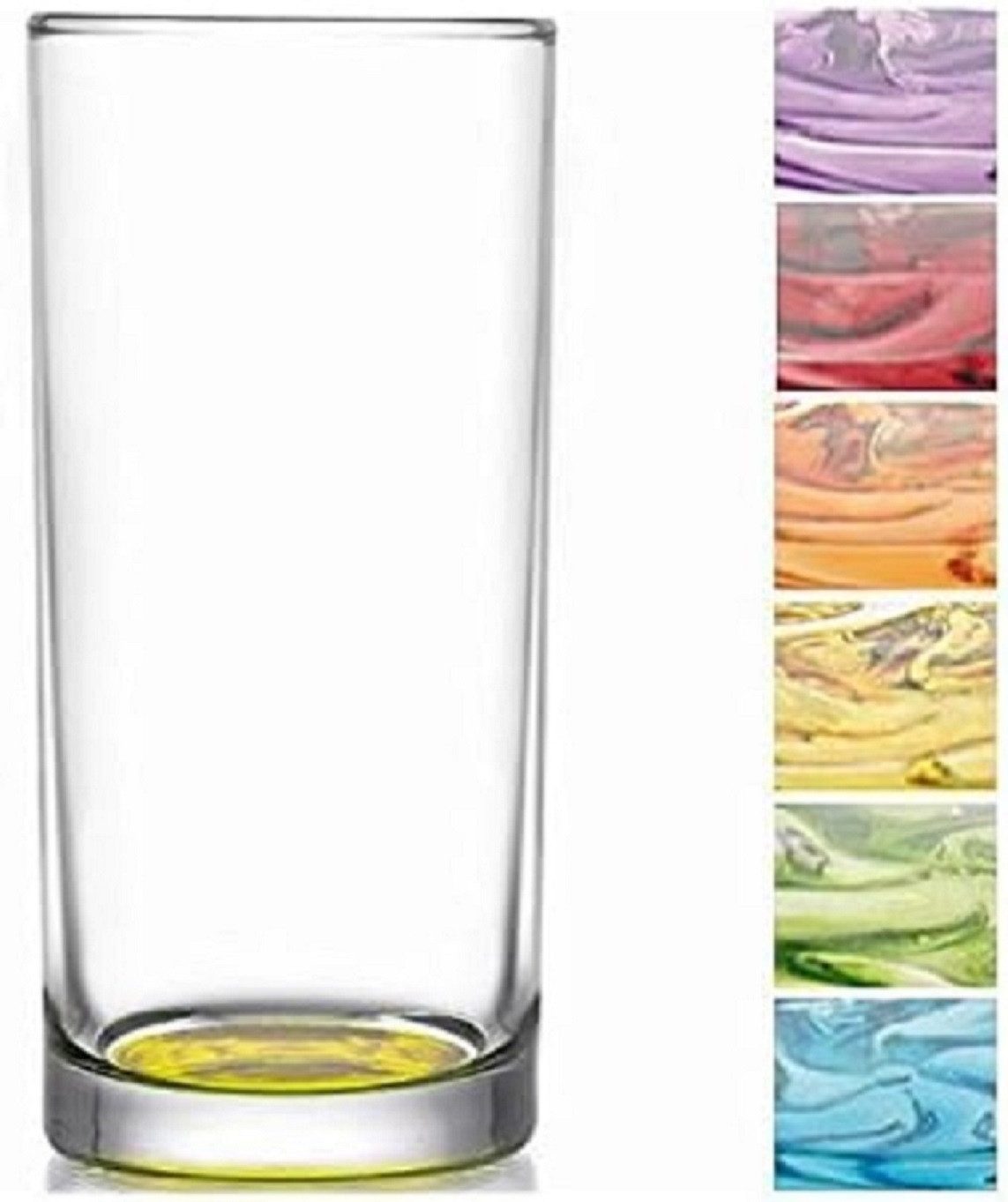 LAV Gläser-Set Longdrink 6 Stück farblich sortiert