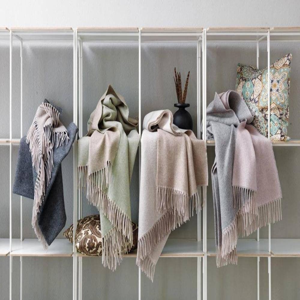 Plaid Alassio 135 x 195 cm, Eagle Products, Kuschelweiches Material - 60% Kaschmir, 40% Schurwolle