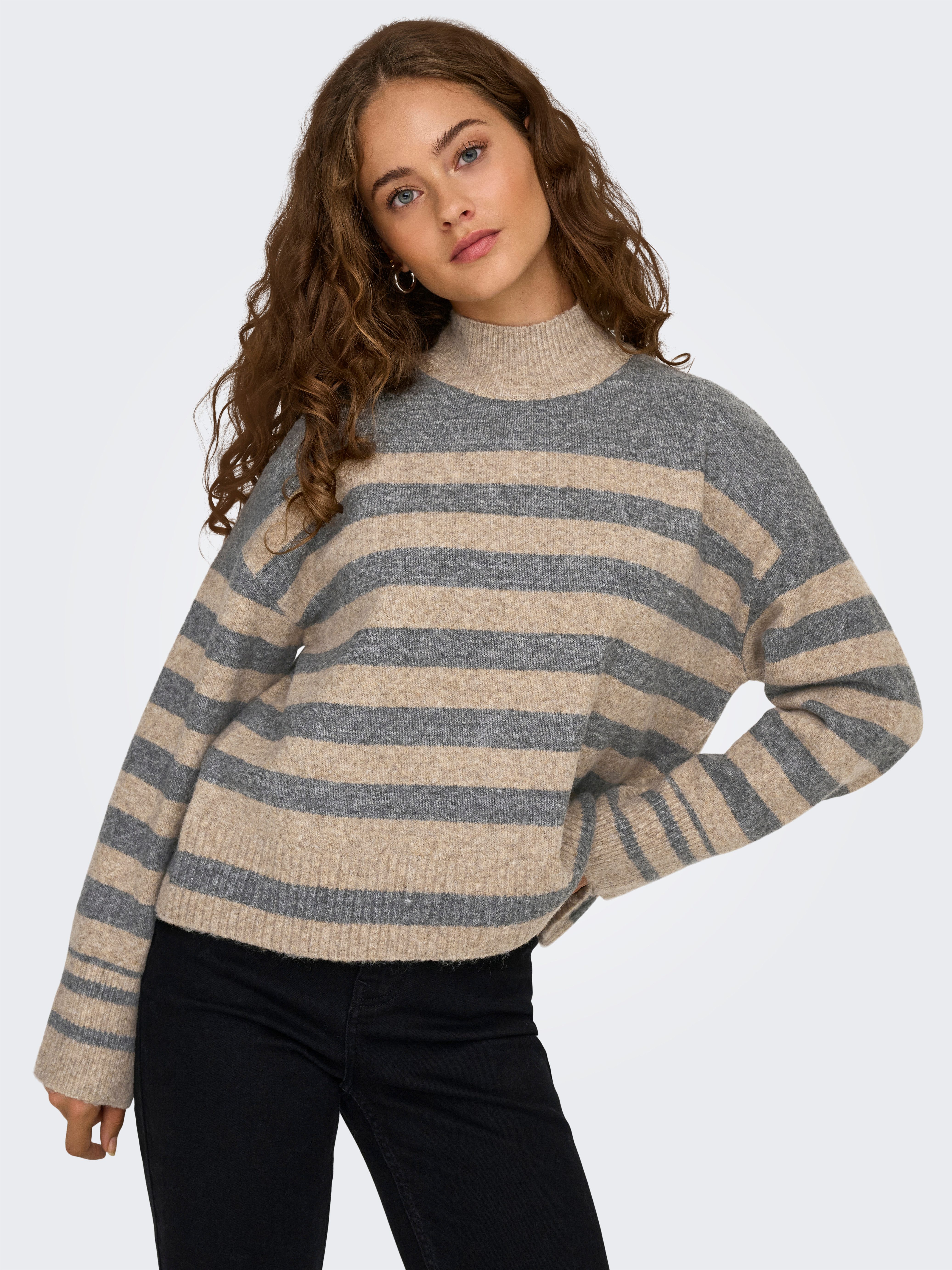 ONLY Strickpullover ONLHEIDI LS HIGHNECK PULLOVER KNT NCA günstig online kaufen