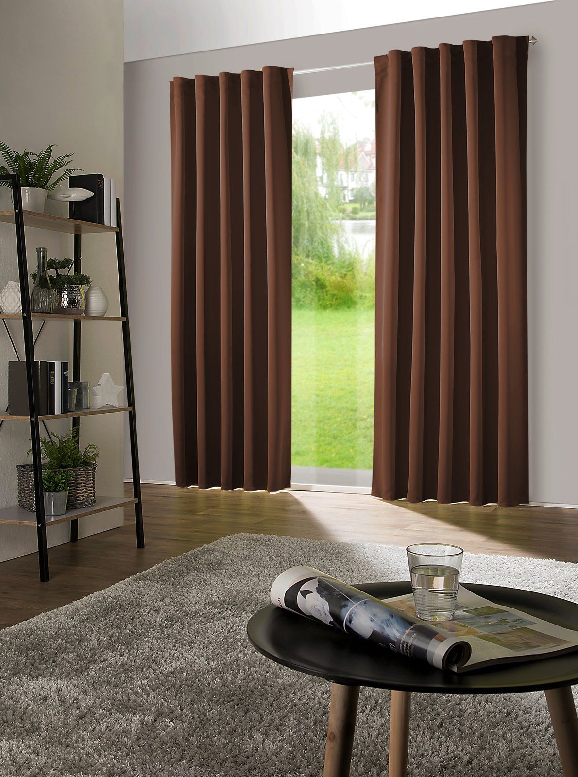 heimtexland Verdunkelungsvorhang Thermo Verdunklungsgardine Deko Gardine Vo günstig online kaufen