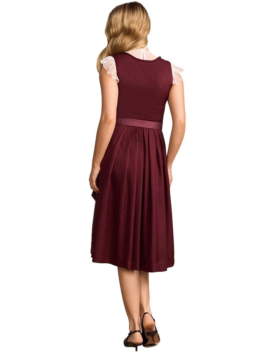 Krüger Madl Dirndl Dirndl Irvela 70cm Länge bordeaux – Bild 3 von 3