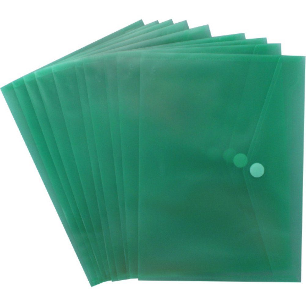 EXXO by HFP Organisationsmappe Dokumententaschen A4, aus PP (10-St), mit Klappe und Klettverschluss