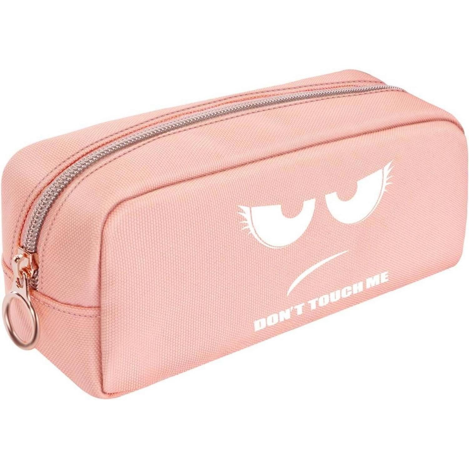 LuxusKollektion Federmäppchen Federmäppchen Federtasche Stiftetasche Schlamperbox Don't Touch Rosa