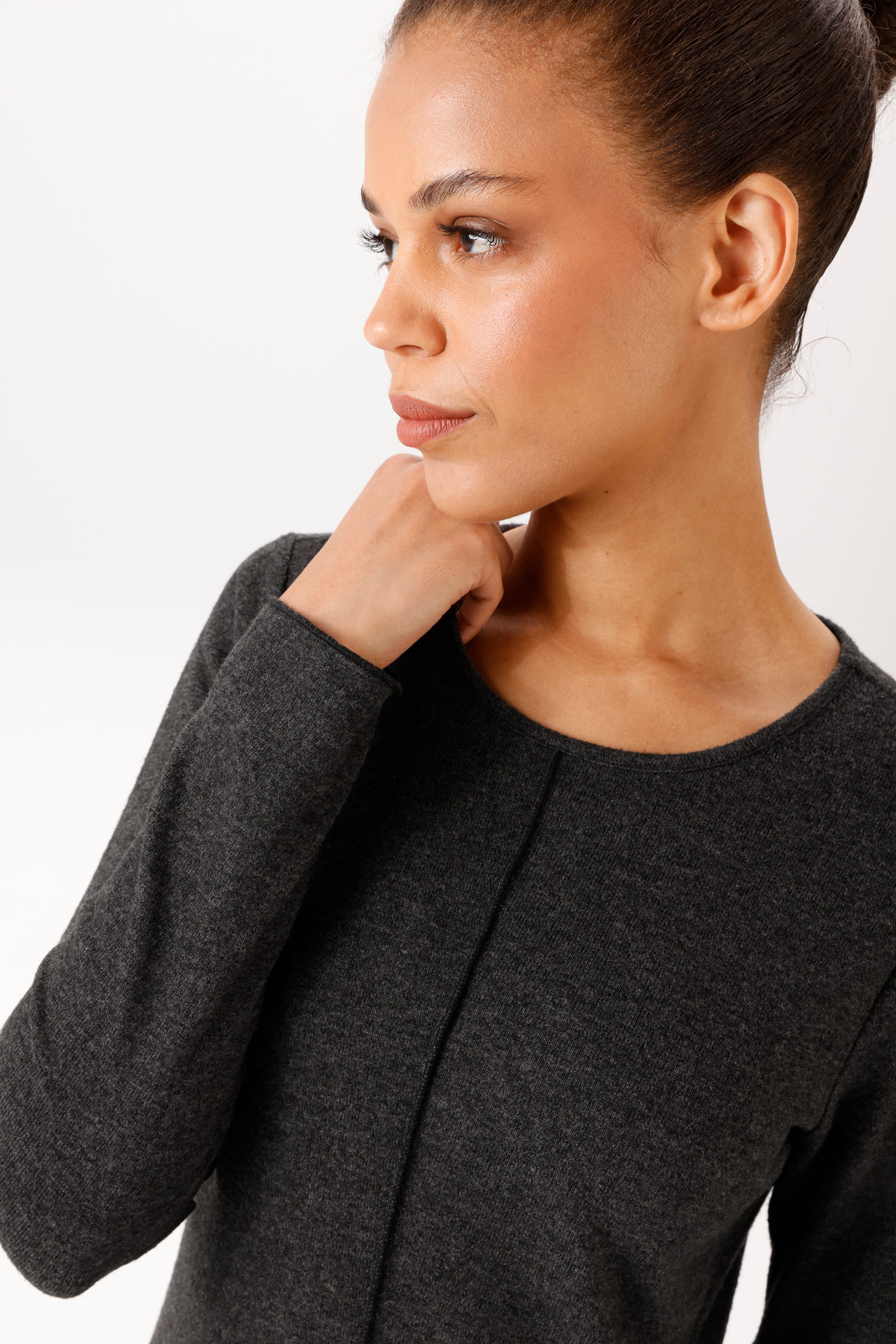 Aniston CASUAL Midikleid mit raffinierten Seitenschlitzen - NEUE KOLLEKTION – Bild 3 von 5