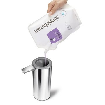 simplehuman Seifenspender Wiederaufladbarer Sensorspender Edelstahl Poliert 266 ml