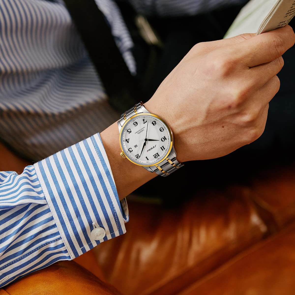 ibettertec Quarzuhr Quarzuhr, Armbanduhr Herren, Multifunktionsuhr, (Chrono günstig online kaufen