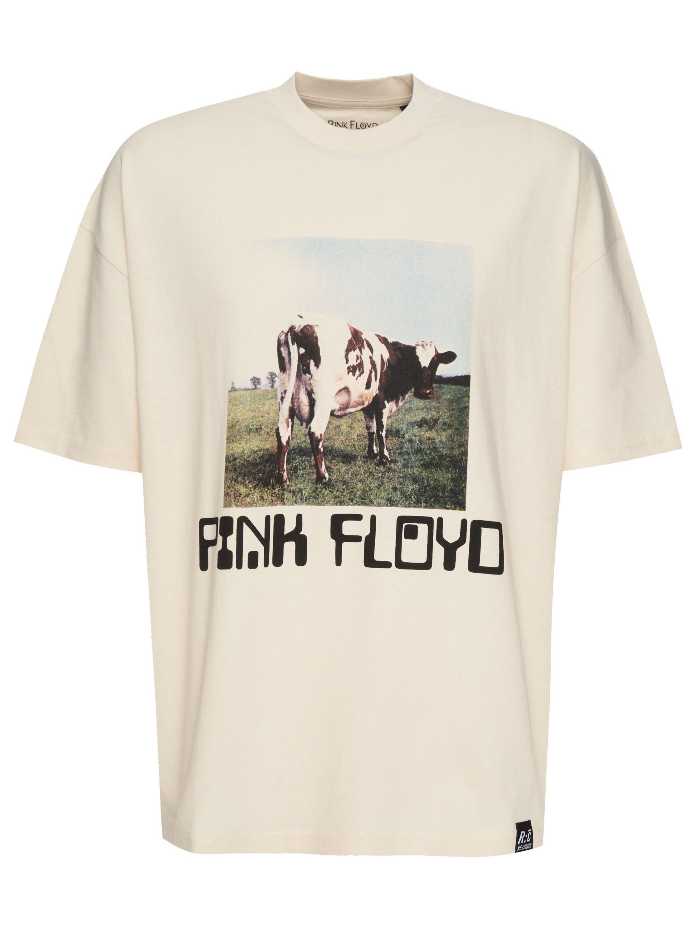 zertifizierte Floyd Bio-Baumwolle Oversized Recovered Cover GOTS T-Shirt Cow Album Pink