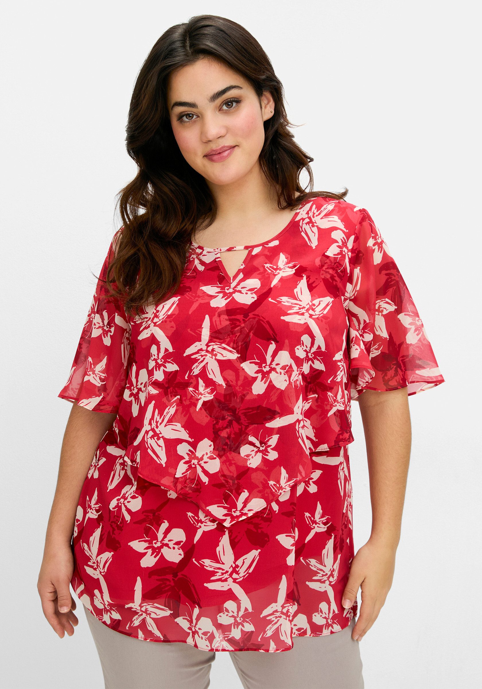 Sheego Klassische Bluse Tunika günstig online kaufen