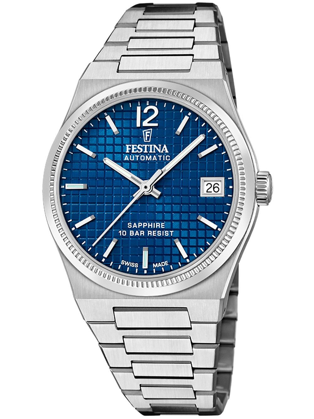 Automatikuhr Festina F20029/4 Damenuhr Swiss Made Rivé Automatik 35mm 10ATM Festina F20029/4 Damenuhr Swiss Made Rivé Automatik 35mm 10ATM