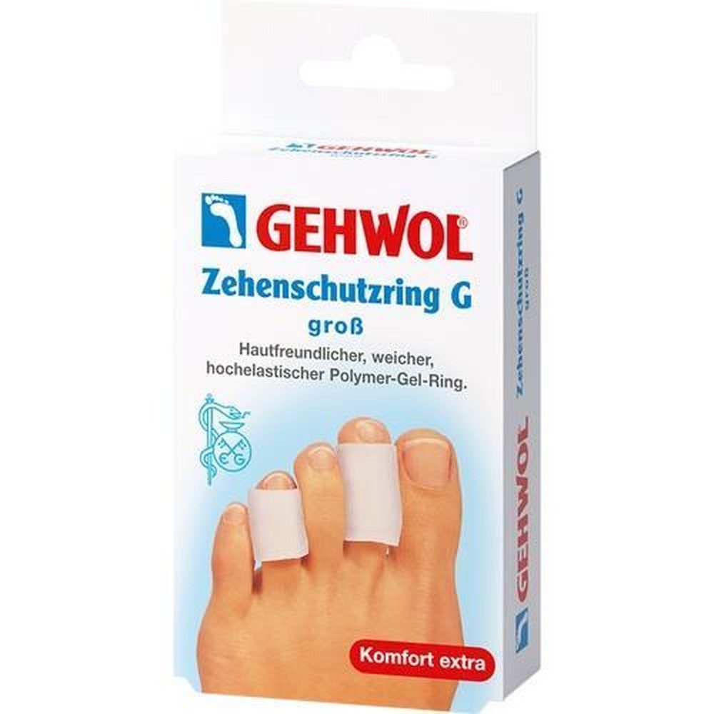 Gehwol Zehenschutzpolster GEHWOL Polymer Gel Zehenschutzring G groß 2 Stück