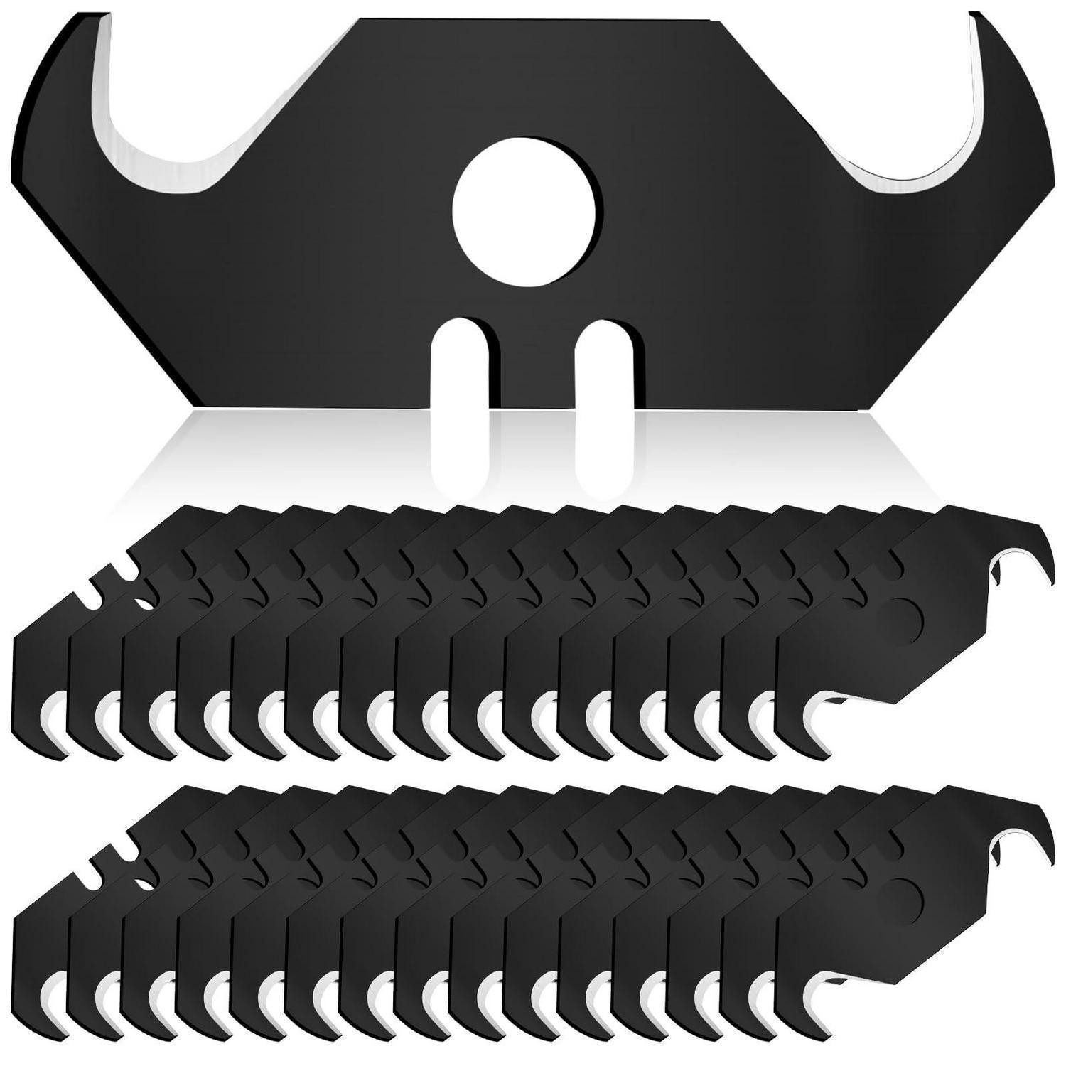 LuxusKollektion Hakenklinge Hakenklingen 49x19mm 30Stk Trapezklinge Teppichmesserersatz