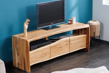 riess-ambiente TV-Board MAMMUT 150cm natur (Einzelartikel, 1 St), Wohnzimmer · Massivholz · Fernsehtisch · Baumkante