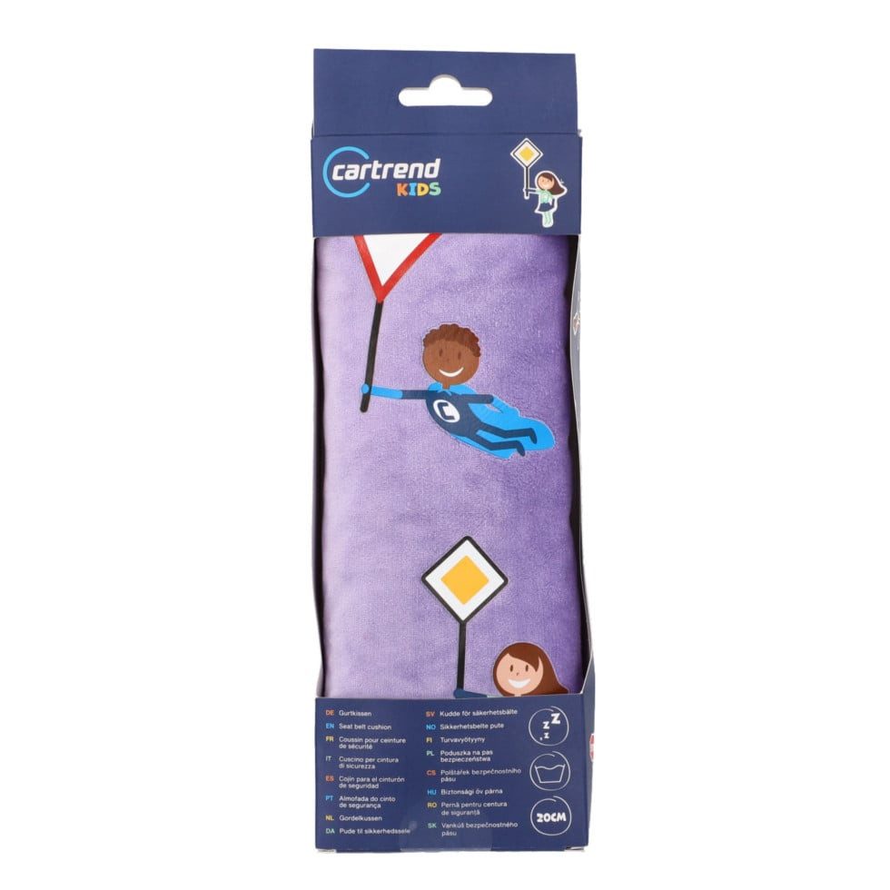 Cartrend Gurtpolster Cartrend Kids Gurtkissen lila