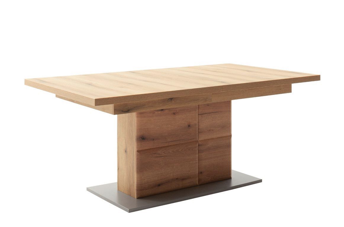 MCA furniture Esstisch Esstisch Naxos, ausziehbar, 180 (280)x100, Eiche Evoke (No-Set), 180 cm, Tisch, Esszimmertisch, Küchentisch