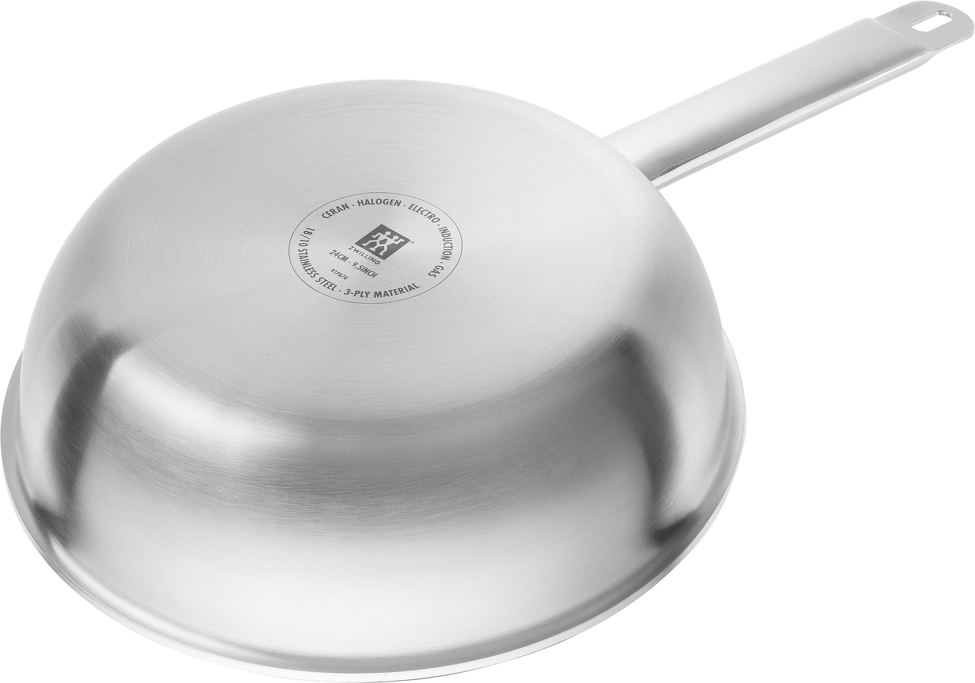 Zwilling Bratpfanne Pro, Edelstahl 18/10, Duraslide®UltraAntihaftbeschichtung, Induktion, Schüttrand