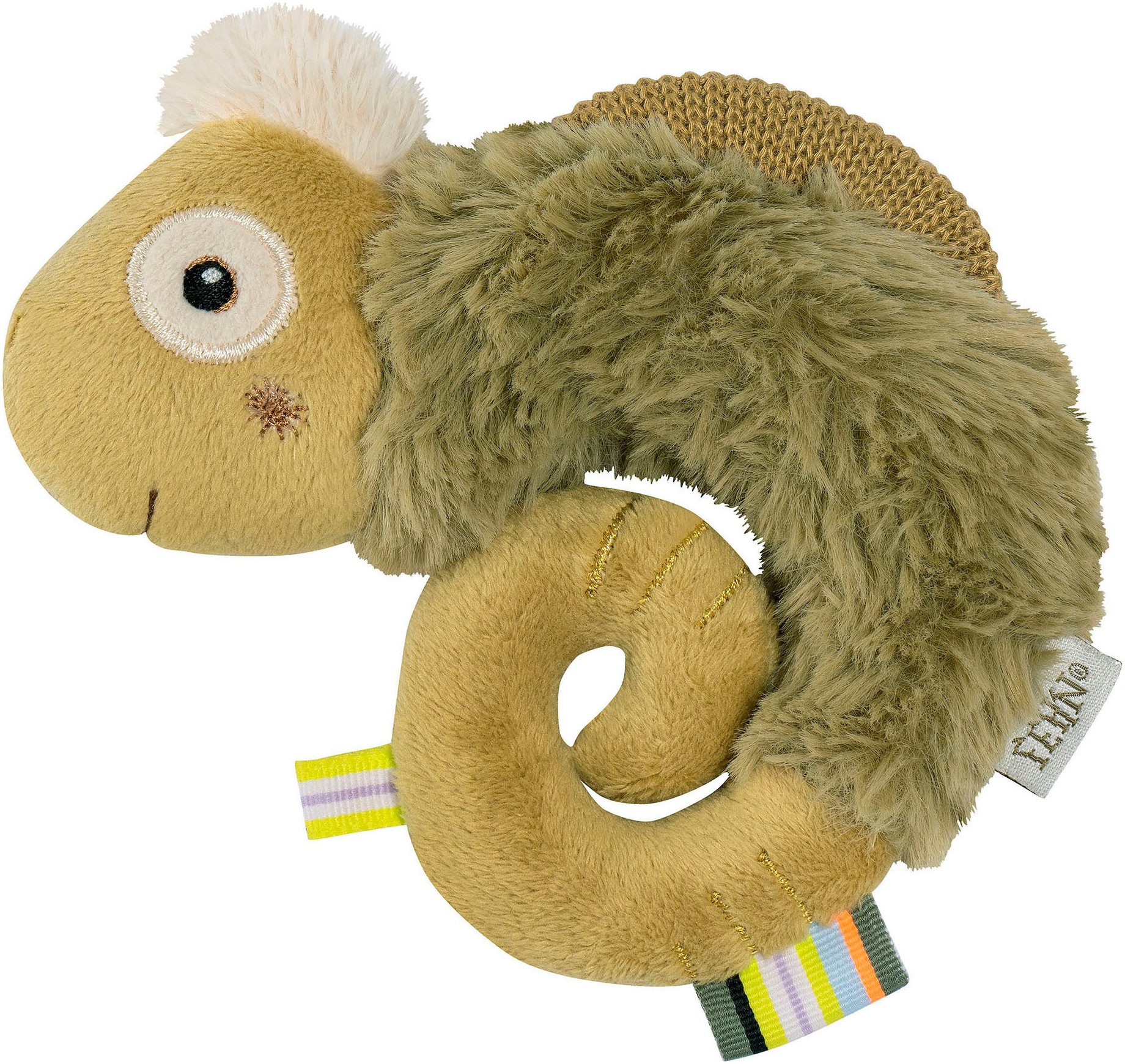 Fehn Greifspielzeug Lazy, Crazy & Pink, Ring-Greifling Chamäleon günstig online kaufen