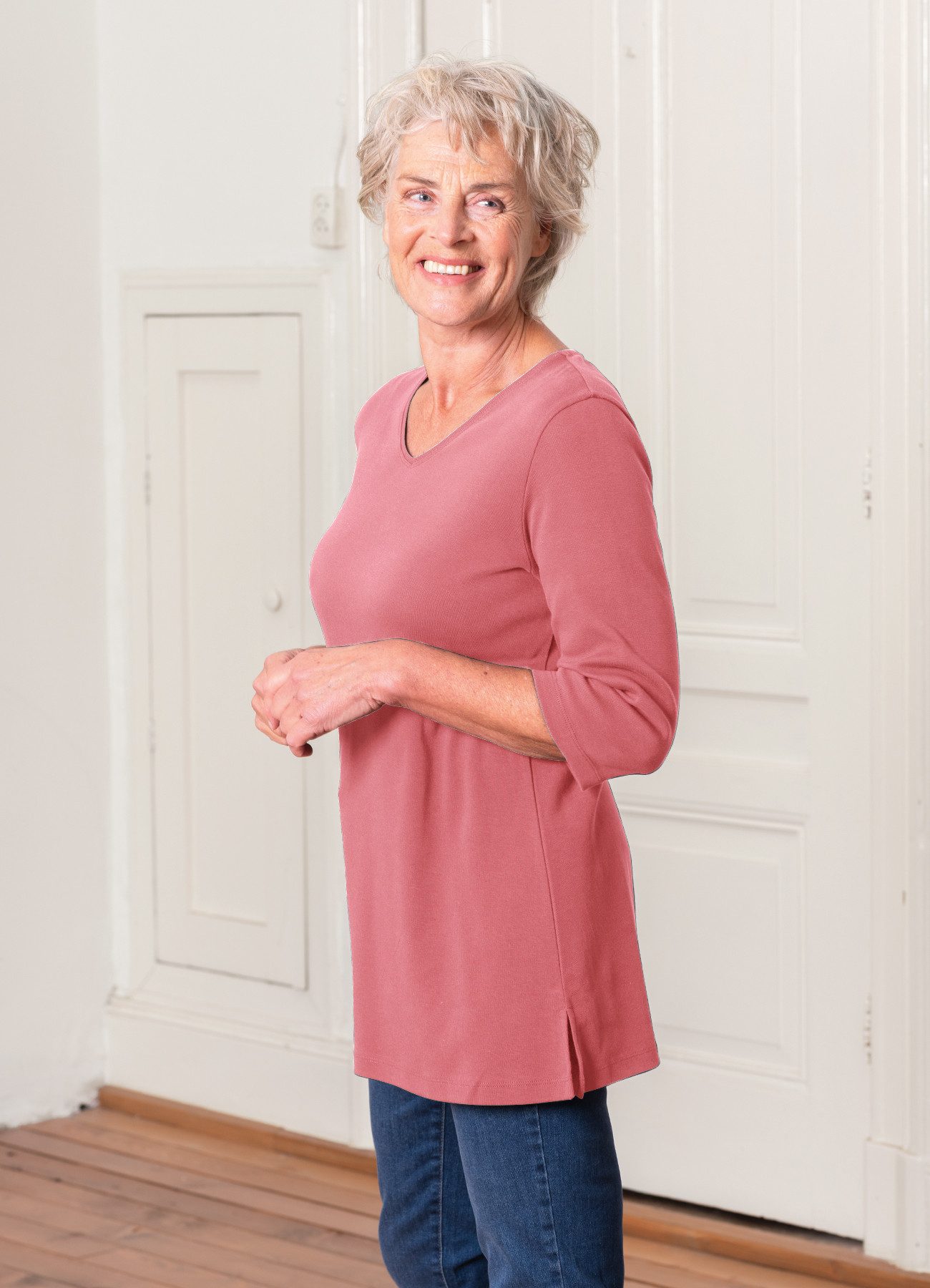 Heidekönigin Longshirt Longshirt Pure Cotton